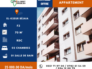 location appartement bejaia