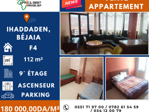 vente appartement bejaia